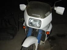 my 89 honda transalp 600cc bike very fast