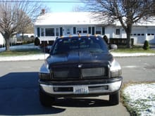 custom mesh grille also cowl induction hood 2 piece