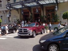 in front of the casino in Monte Carlo