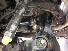 end link popped. a result of the mudding