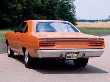 mopp 0504 03 z 1970 plymouth road runner rear view