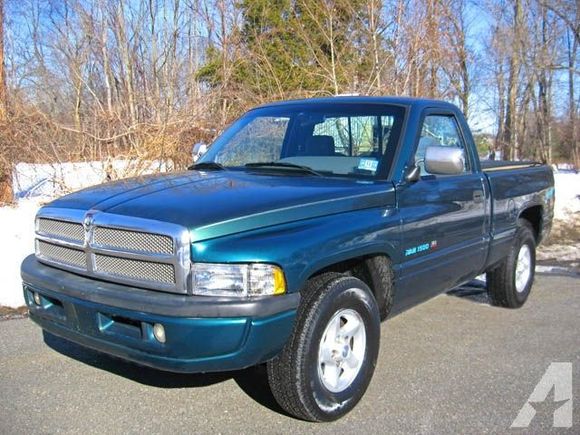 My 1st brand new vehicle. Green '96 V-6 Work Edition, Reg Cab, Manual 5 Speed 2x4, Full Bench Seat, No Radio :)