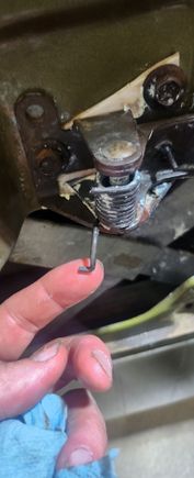 Broken LH door spring 