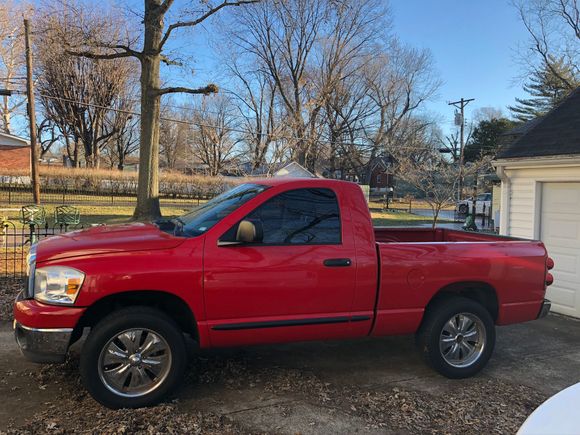 How my truck looked when I got it. All I did was debated it. 