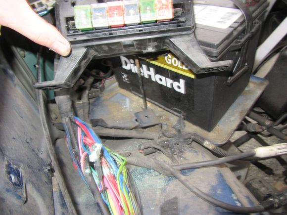 Location of corroded splice