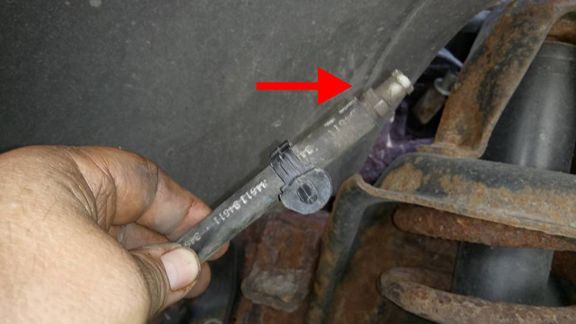 this is the line end that came loose