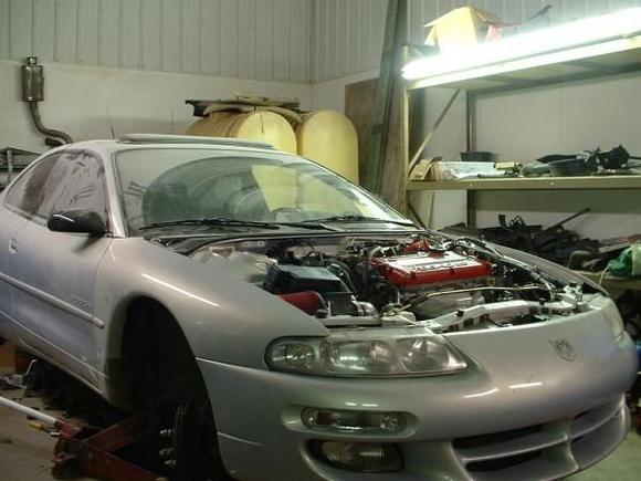 Final stages
4g63 in place.
