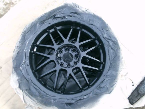 First Time Paiting The wheels