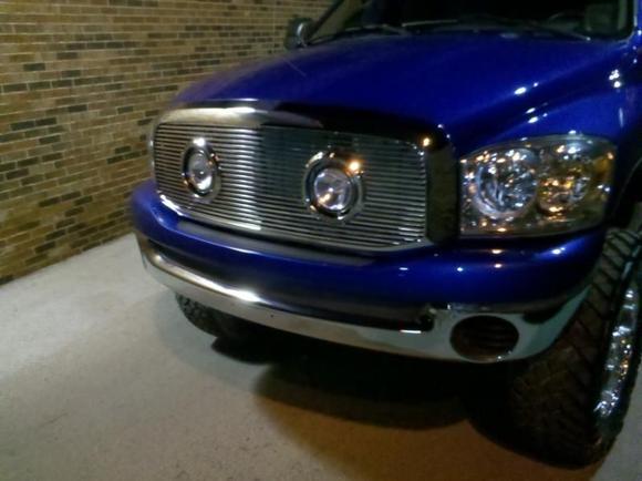 New grill 8mm billet with fogs