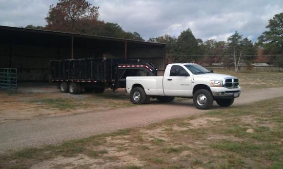 truck that sits at ranch