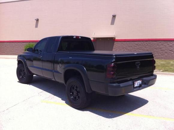 completely backed out shown from the back, smoked tail-lights, left the third break light to avoid tickets