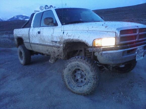 Slinging just a little mud