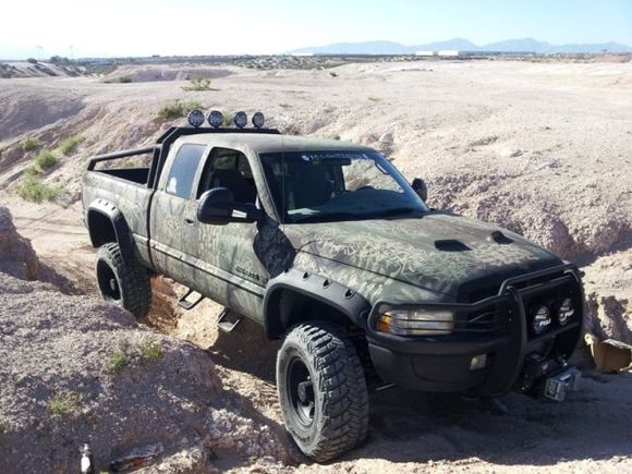 The erosion after serious rains around El Paso make for some good 4wheeling