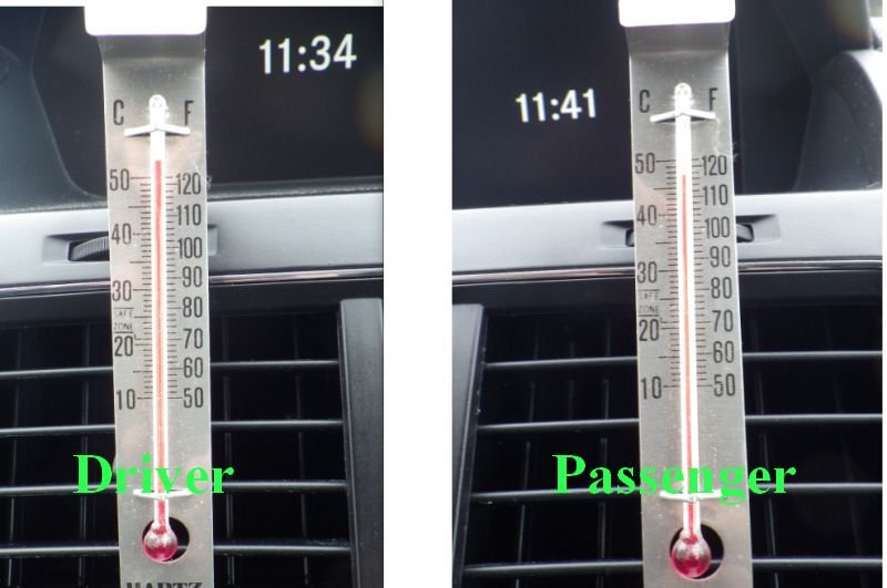 2010 Dodge journey no heat passenger side