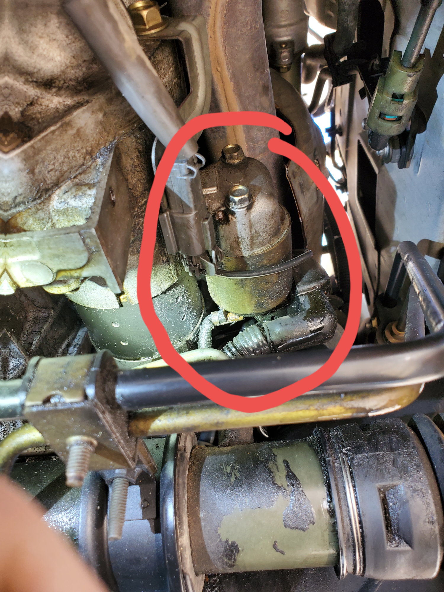 Need help identifying part that is leaking oil G35Driver