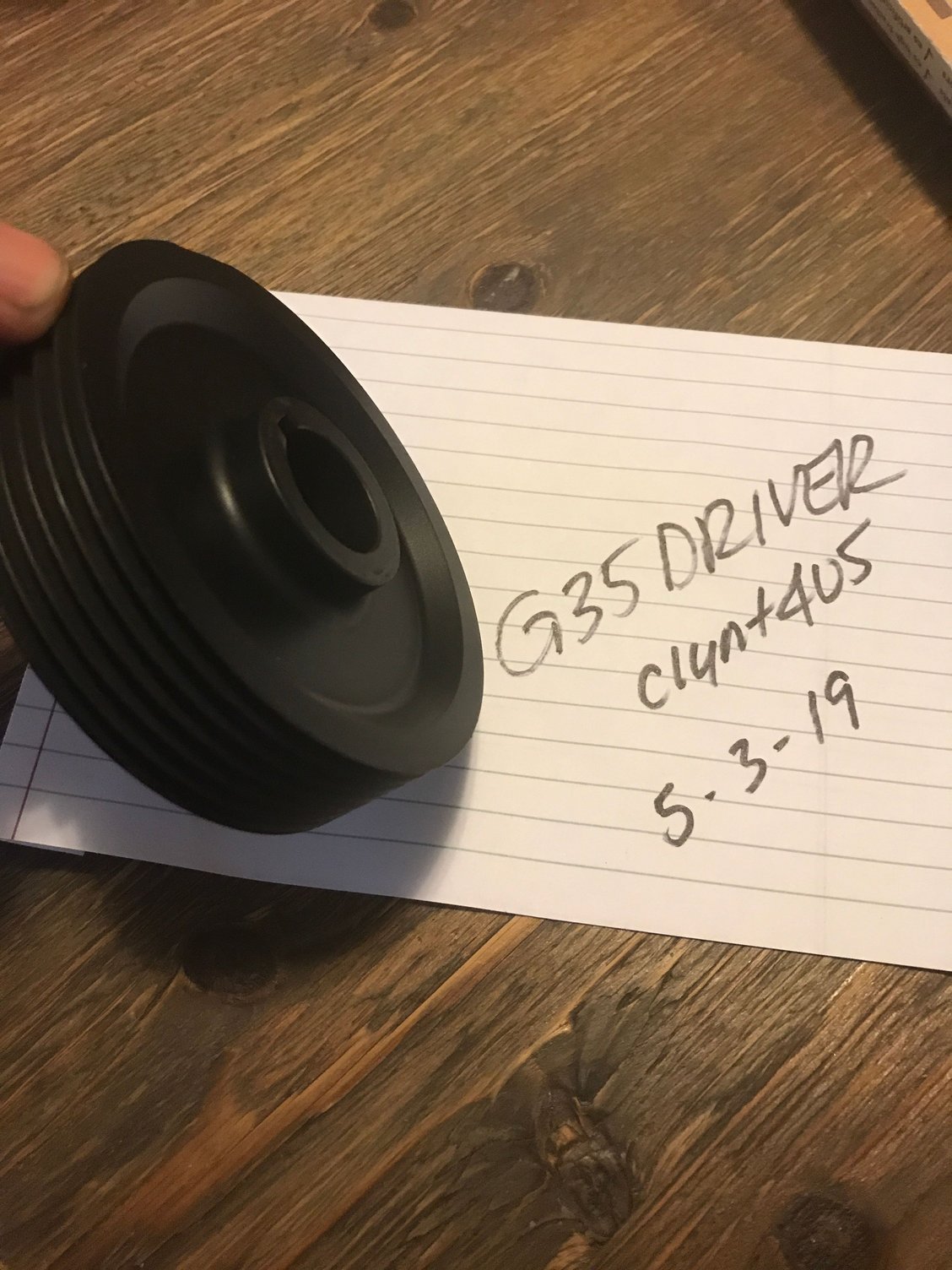 FS Vortech 333 pulley stock 350z/g35 kit pulley 89lb G35Driver