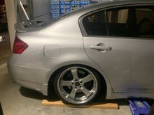 Front wheel on rears