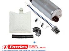 Walbro 255 fuel pump bit is same size & width of stock 1 to show the difference between the 485