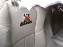 GTR seat badge