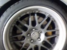 hre c20 competition series new barrel of the rim 19 inches 10.5 in the bakc 9.5 int he fron staggered nitto 555s