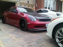 From silver 2 laser red, new rims n paint