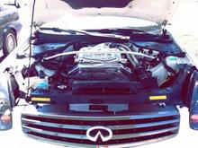 Strut bar installed