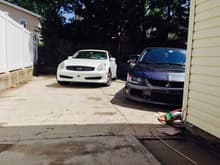 My G and my Evo