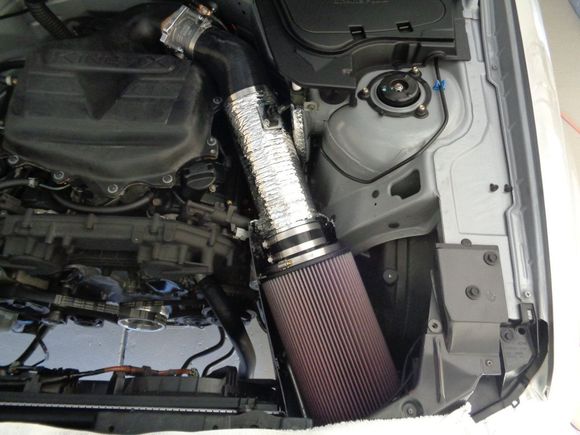 custom 4" short ram intake, 6" velocity stack & largest available k&n filter