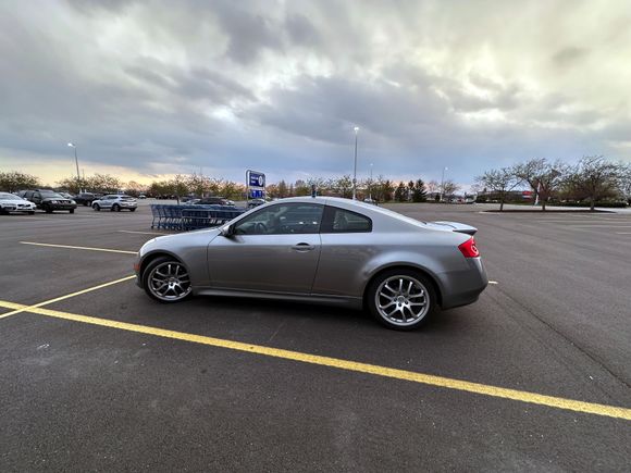 Photo after my first ever drive with her. No, grandma, I didn't have anyone to teach me how to drive stick