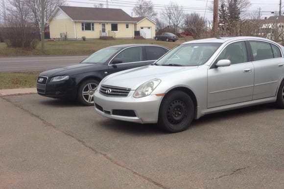 My G and Bro's audi