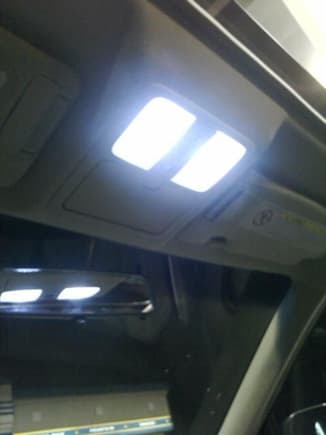 White LED interior light swap