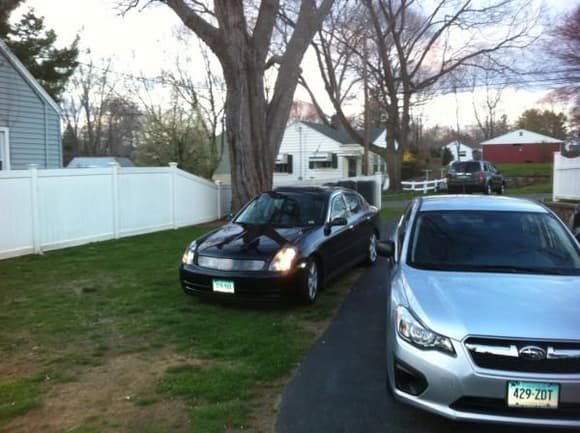 My G and my girls 2012 Impreza