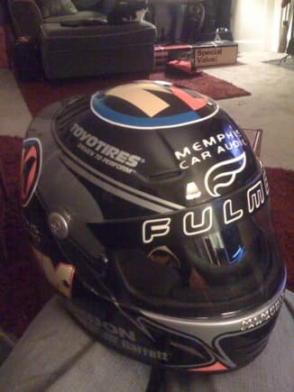 new drift helmet!!  (thanks to tanner foust)