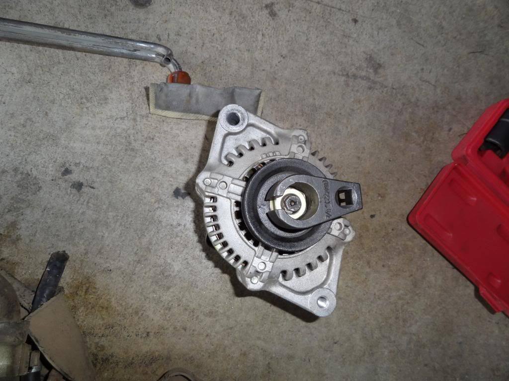 Best Method to Remove Alternator Pulley HondaTech Honda Forum