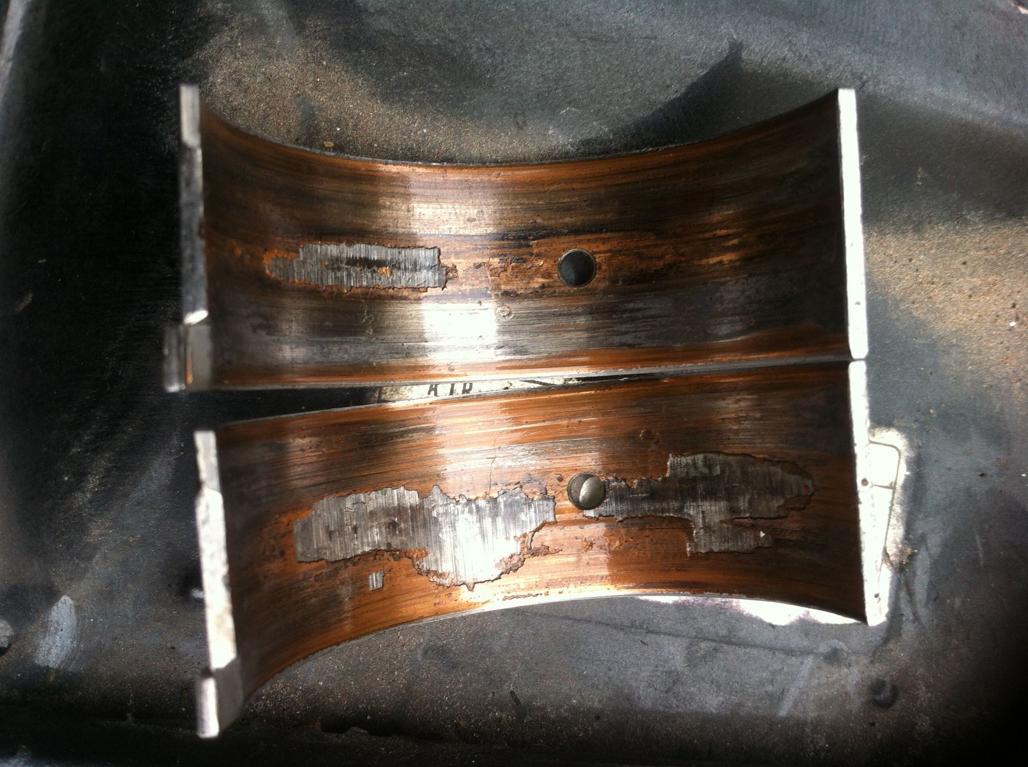 Spun Bearing on B16a2.....(oversized bearings) HondaTech Honda