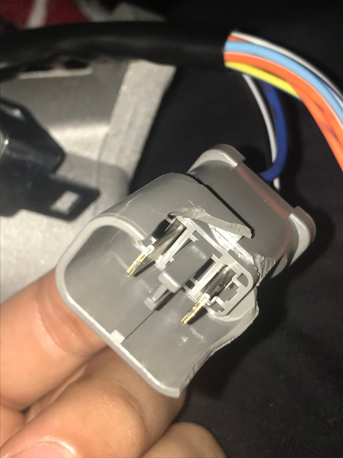 HELP!! How to remove wire connectors from a plastic tab HondaTech Honda Forum Discussion