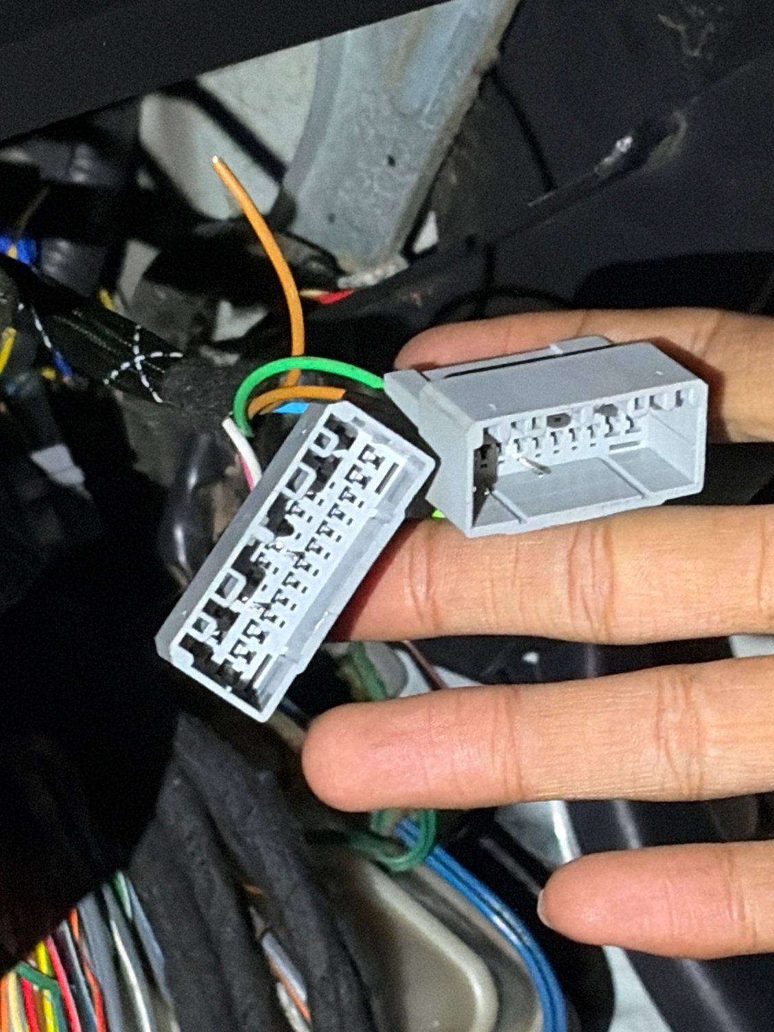 Extra connectors that have nowhere to go; support team said they are necessary to get the ECU powered.