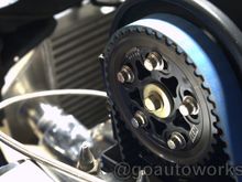 side view, using the AEM Cam gear