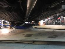 Under car view.