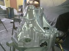 Done painting the transmission and the engine