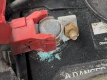 The green corrosion is back after 5 days.