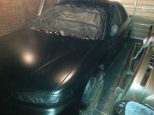 and a couple coats of Satin Black later....