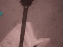 The driver side axle.
