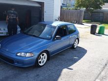 Turbo jdm gsr on 9psi on a bull shit a** ebay turbo and nasty piping made 275whp open down pipe. 550cc injectors 93oct arp head studs walbro fuel pump tuned on Neptune. My little daily driver. Lowered on skunk 2 springs