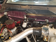 Fuel pressure regulator's new home.