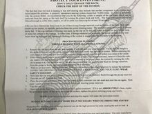 Instructions from The Rack Doctor