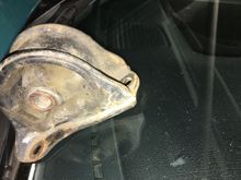 The old rear engine mount