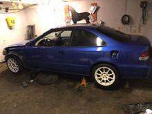 Mock up. In the air.