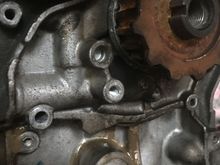 Crankshaft pulley to be removed