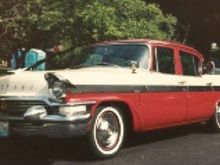 1957 Packard Clipper. Factory-stock supercharged 289 (4.7L) engine under the hood